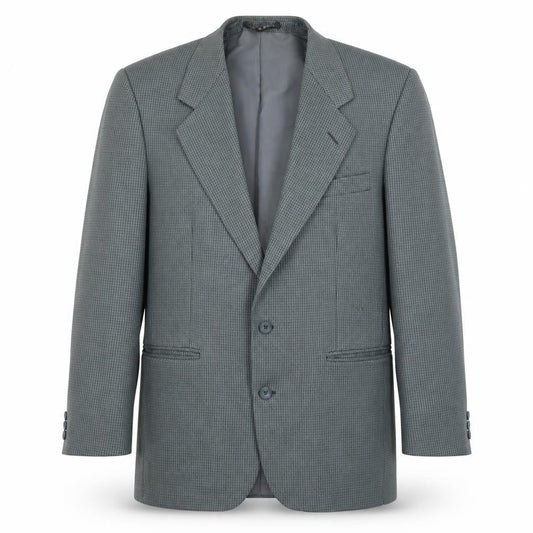 Greenwoods Men's Grey Check Blazer Size 40 Regular