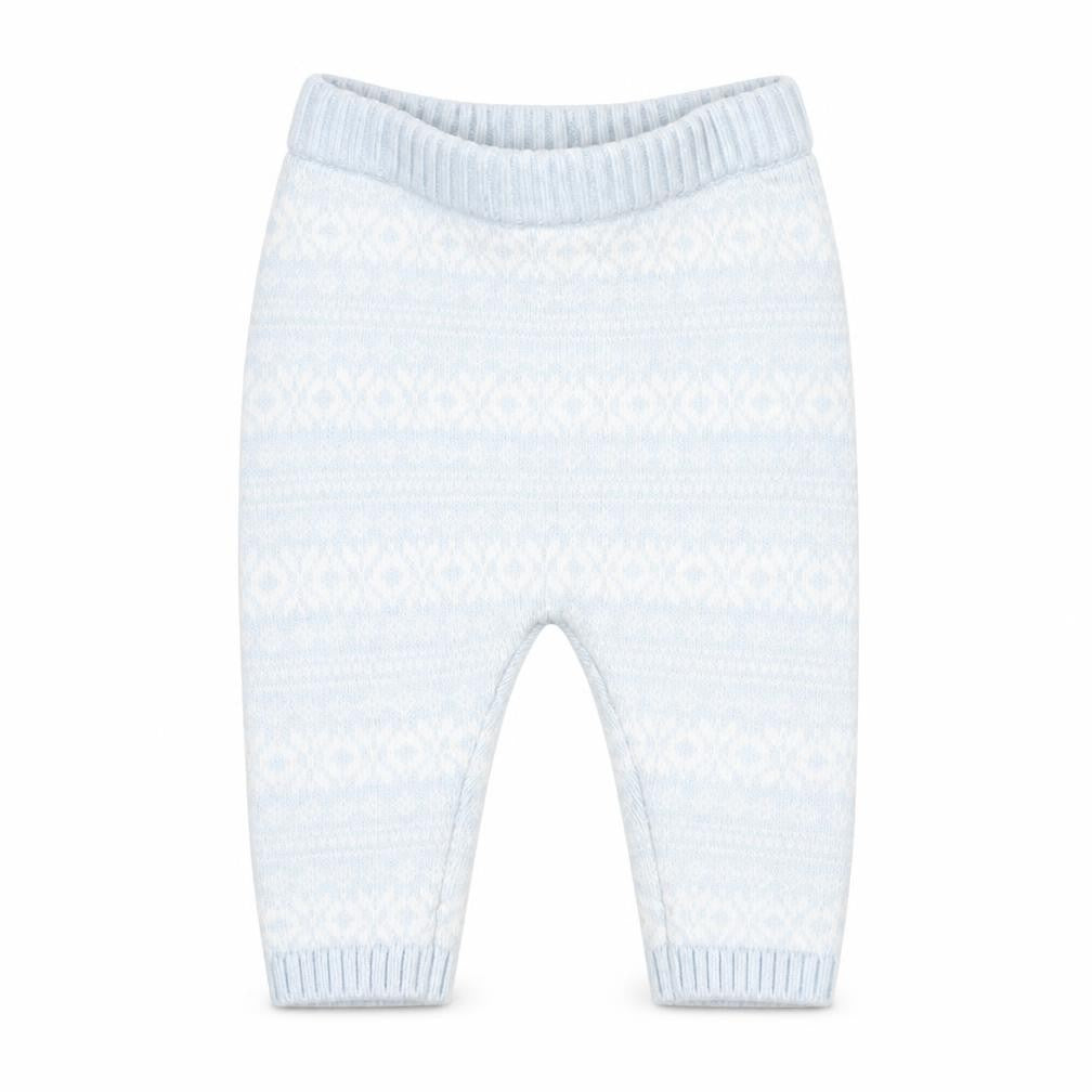 Next Baby Blue Cotton Leggings 0-3 Months