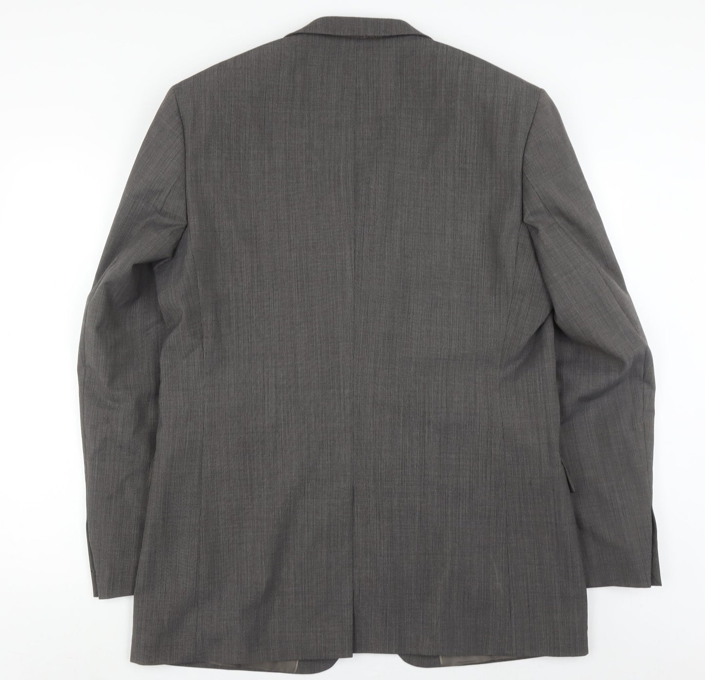 Burton Men's Grey Blazer 42L Long Single-Breasted