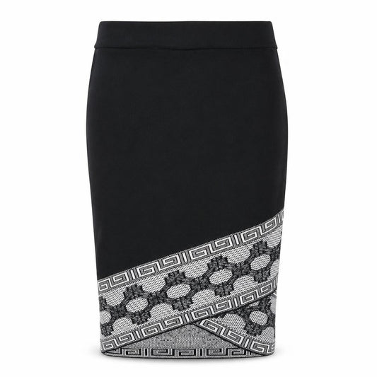 River Island Women's Black Lace Pencil Skirt Size 12