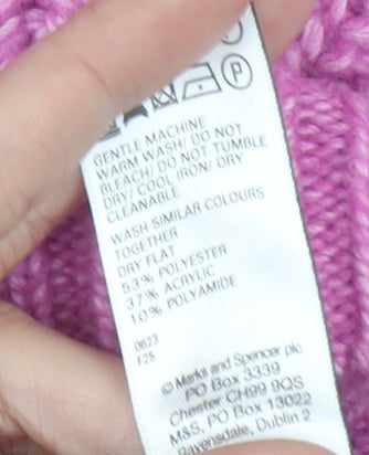 Marks & Spencer Womens Pink Knit Vest XS