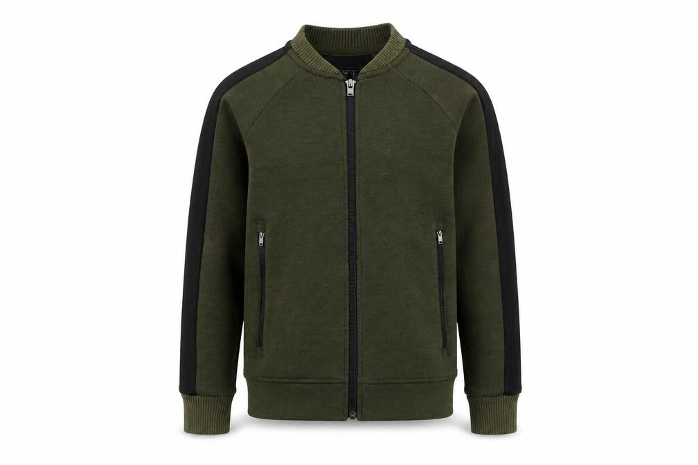 Next Boys Green Full Zip Sweatshirt, 9 Years - Casual Comfort