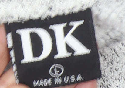 DK Womens Grey Pullover Jumper, L, Casual College Style