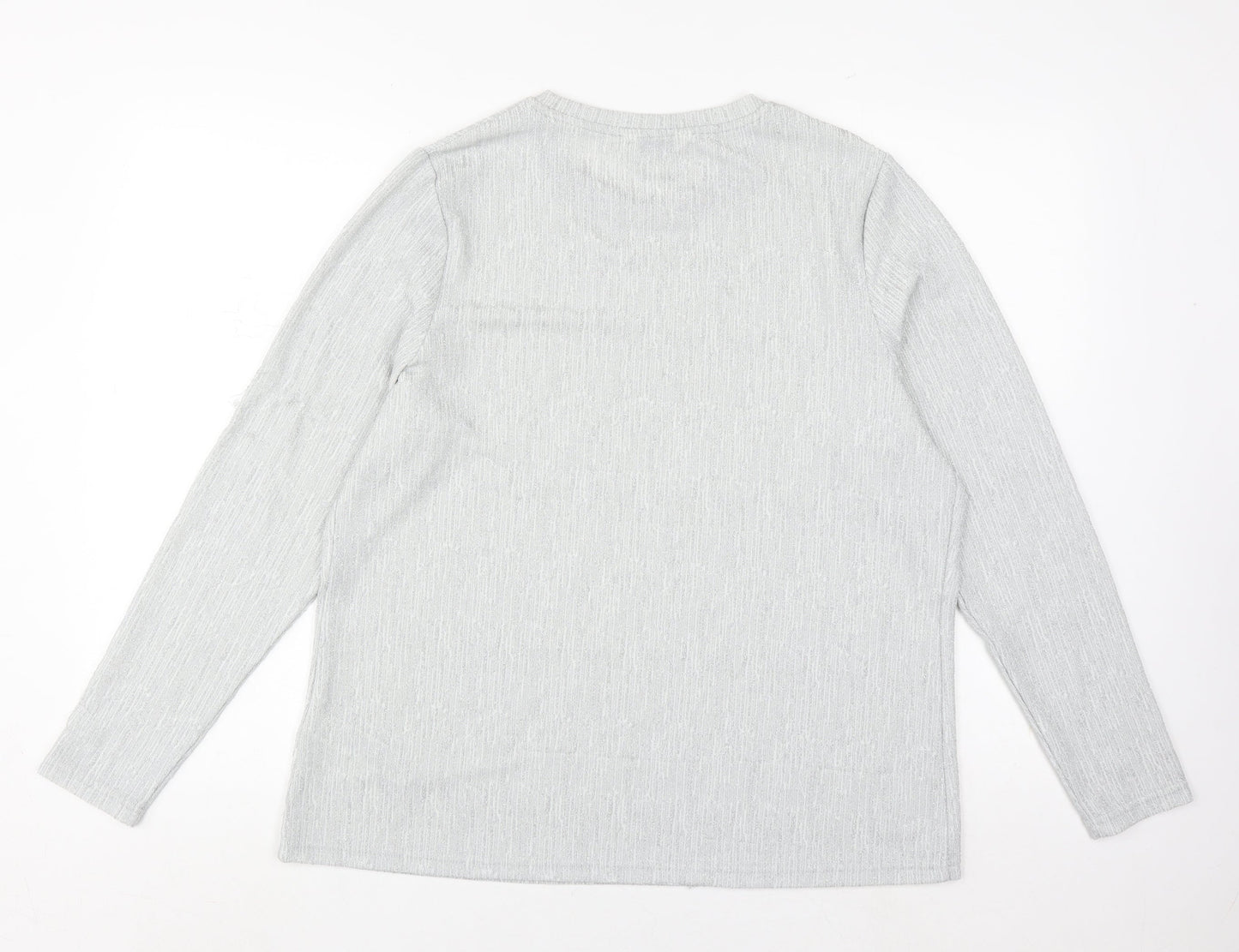 Marks and Spencer Women Grey Knit Top Size 16 Regular