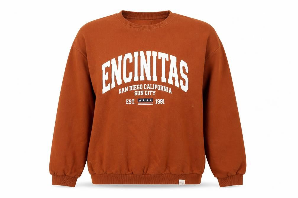Pacific Republic Brown Unisex Sweatshirt Size 12