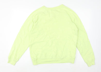 Marks & Spencer Green Women's Pullover Sweatshirt - Size 12