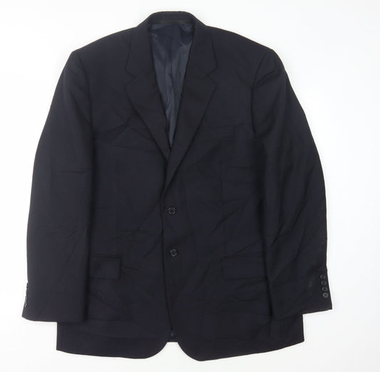 Slaters Men's Blue Blazer, 44 Regular, Business Attire