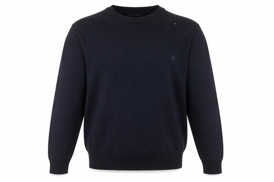 Front view of French Connection Men's Black Wool jumper - M