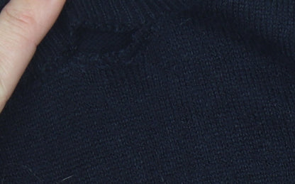 Additional view of French Connection Men's Black Wool jumper - M