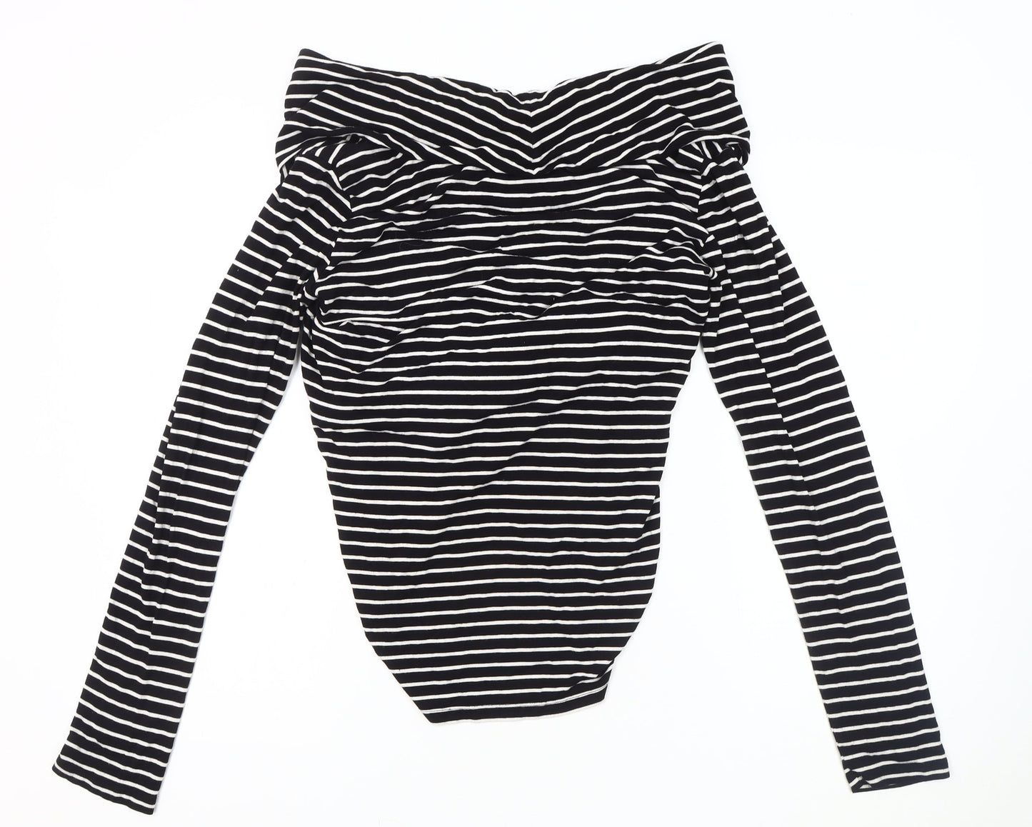 JoJo Maman Bébé Black Maternity Off-Shoulder Blouse