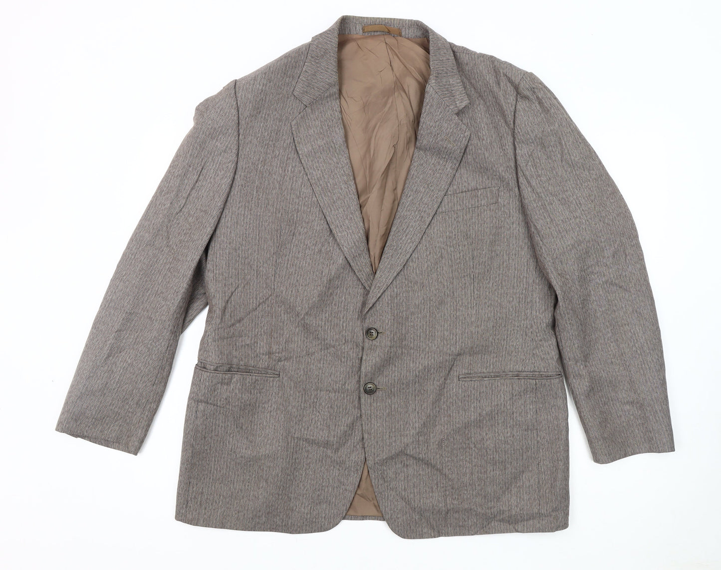 Marks and Spencer Men's Grey Blazer, Size 44S, Vintage Style
