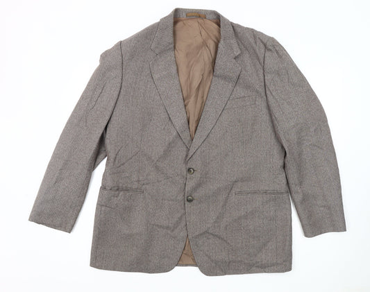 Marks and Spencer Men's Grey Blazer, Size 44S, Vintage Style