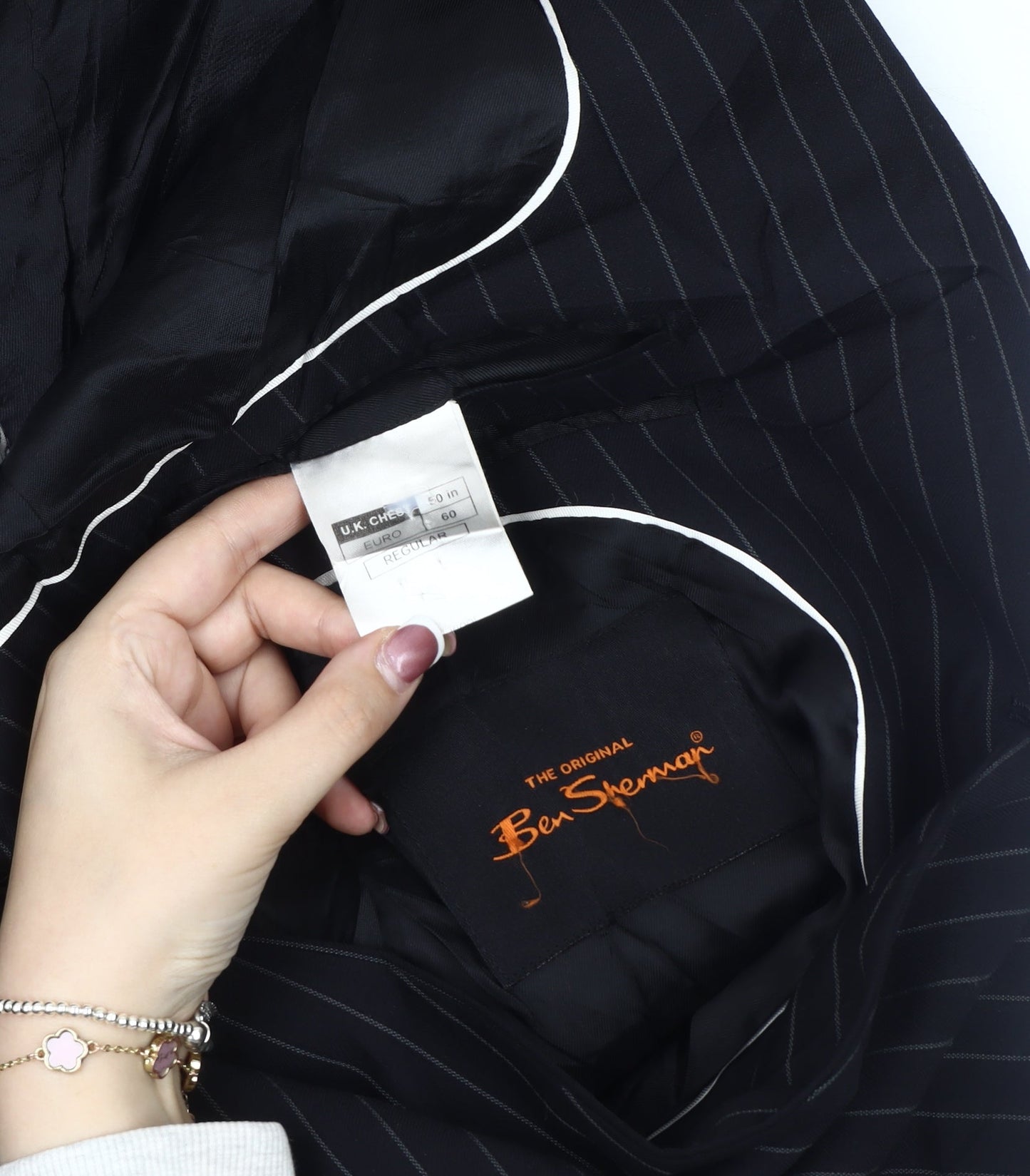 Ben Sherman Men's Striped Blazer, Size Uk 50 Chest.