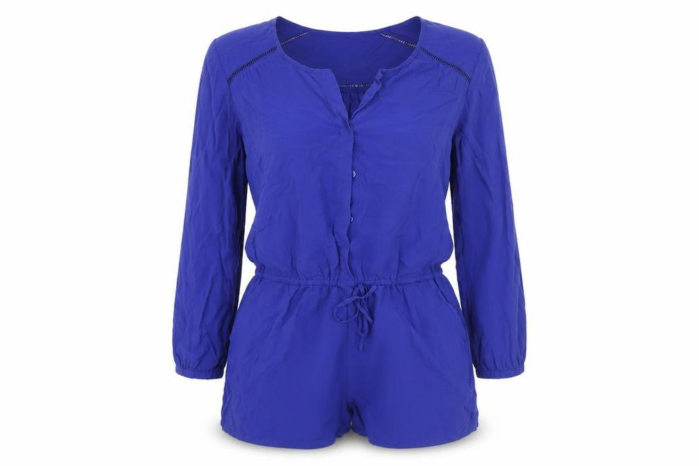 GAP Women's Blue XS Playsuit with Drawstring