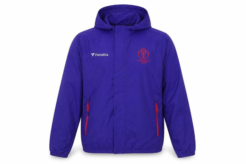 Men's Fanatics Blue Hooded Windbreaker M