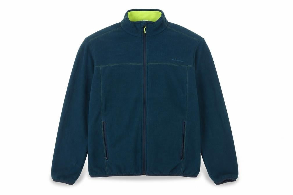 Decathlon Men's Blue Fleece Jacket 2XS, Full Zip, Lined