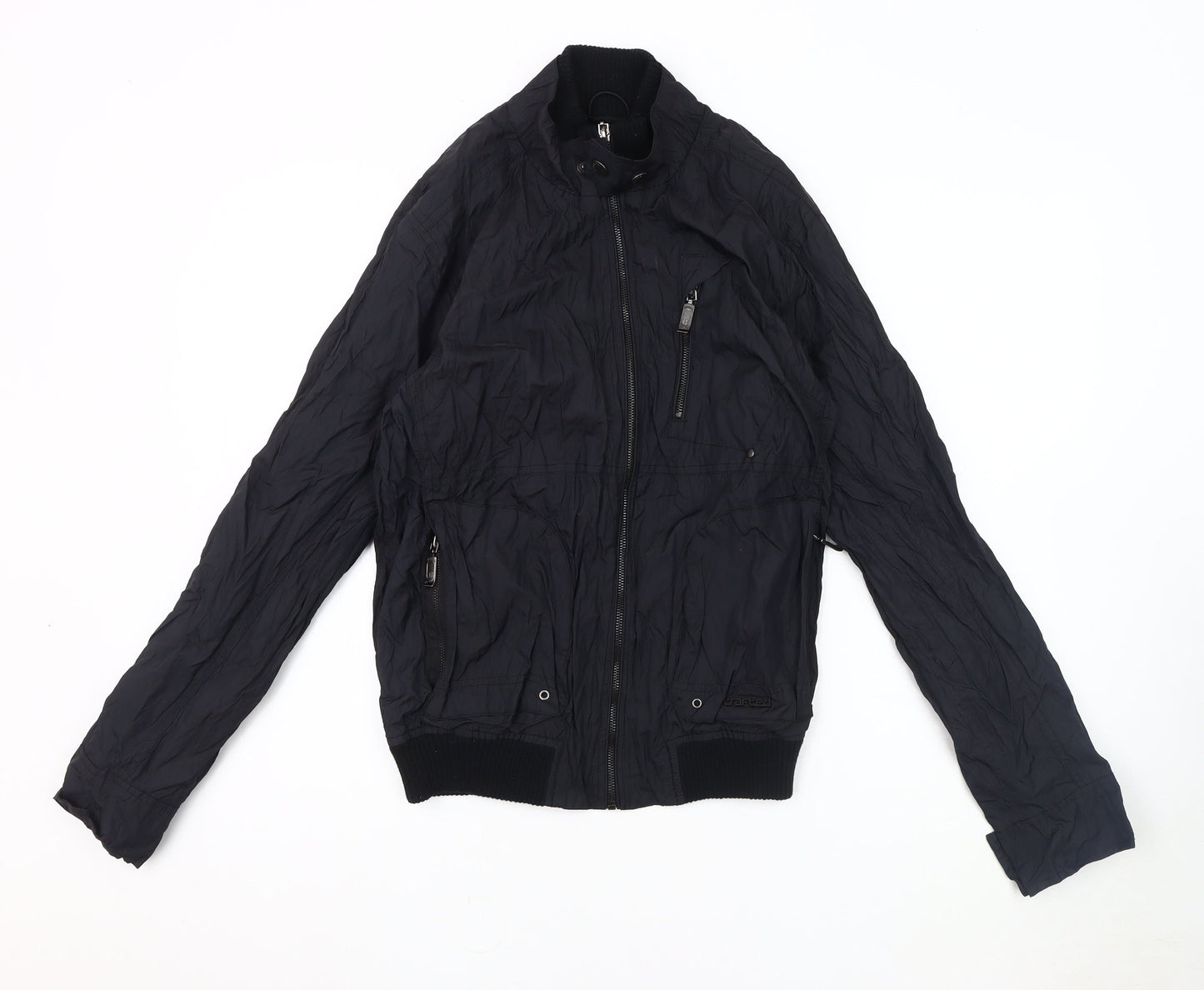 Crafted Men's Black Bomber Jacket - Size S