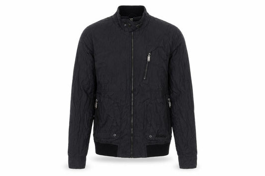 Crafted Men's Black Bomber Jacket - Size S