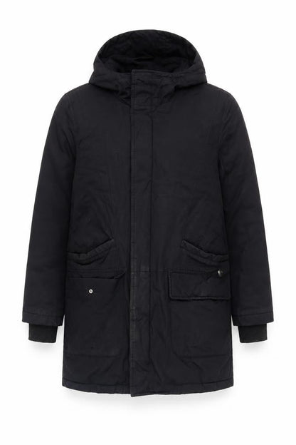 Jasper Conran Men's Black Parka Coat Size S