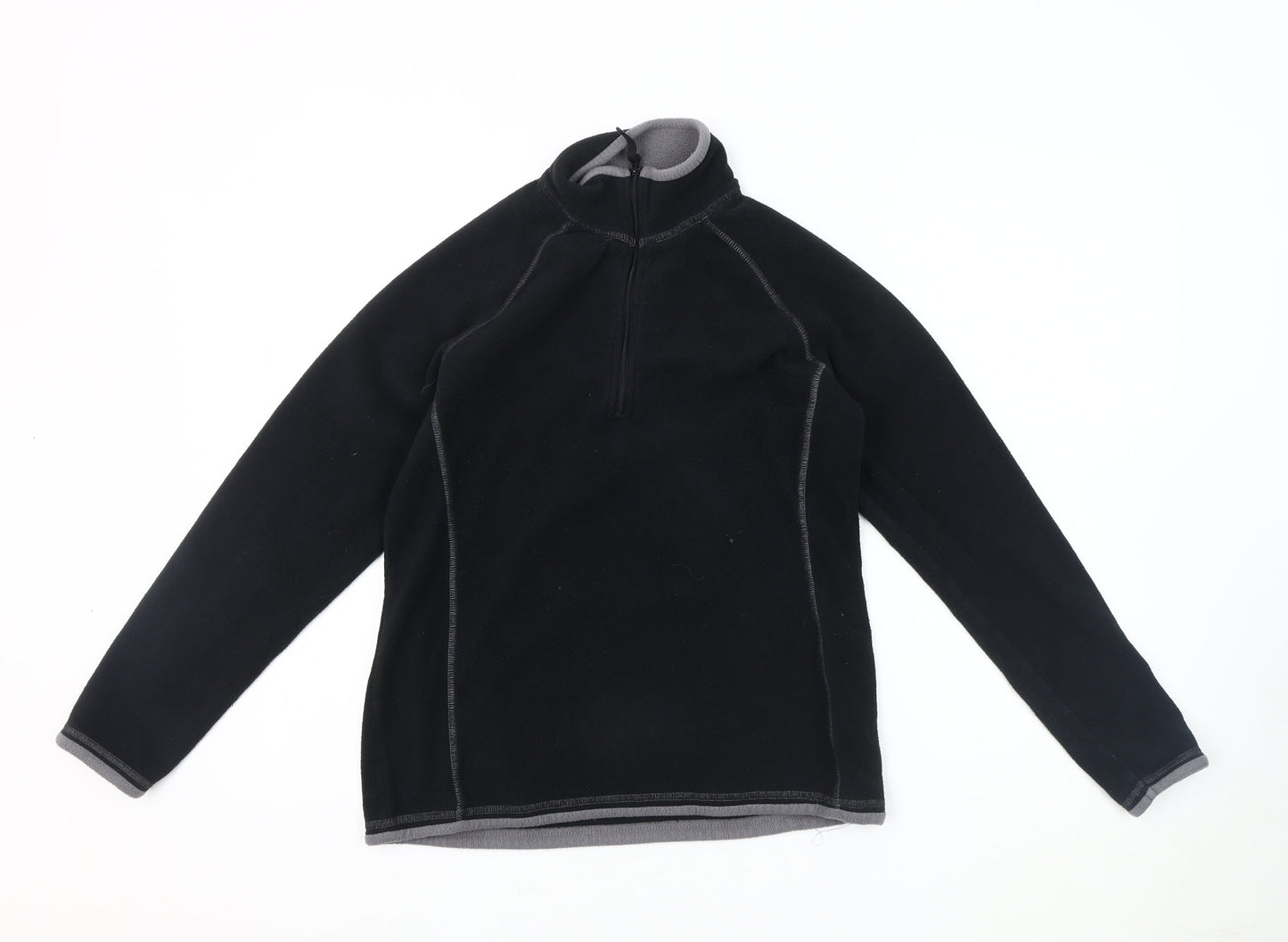 Mountain Warehouse Women's Black Fleece Pullover Sweatshirt