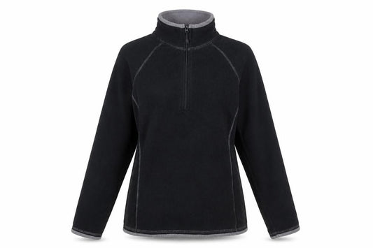Mountain Warehouse Women's Black Fleece Pullover Sweatshirt