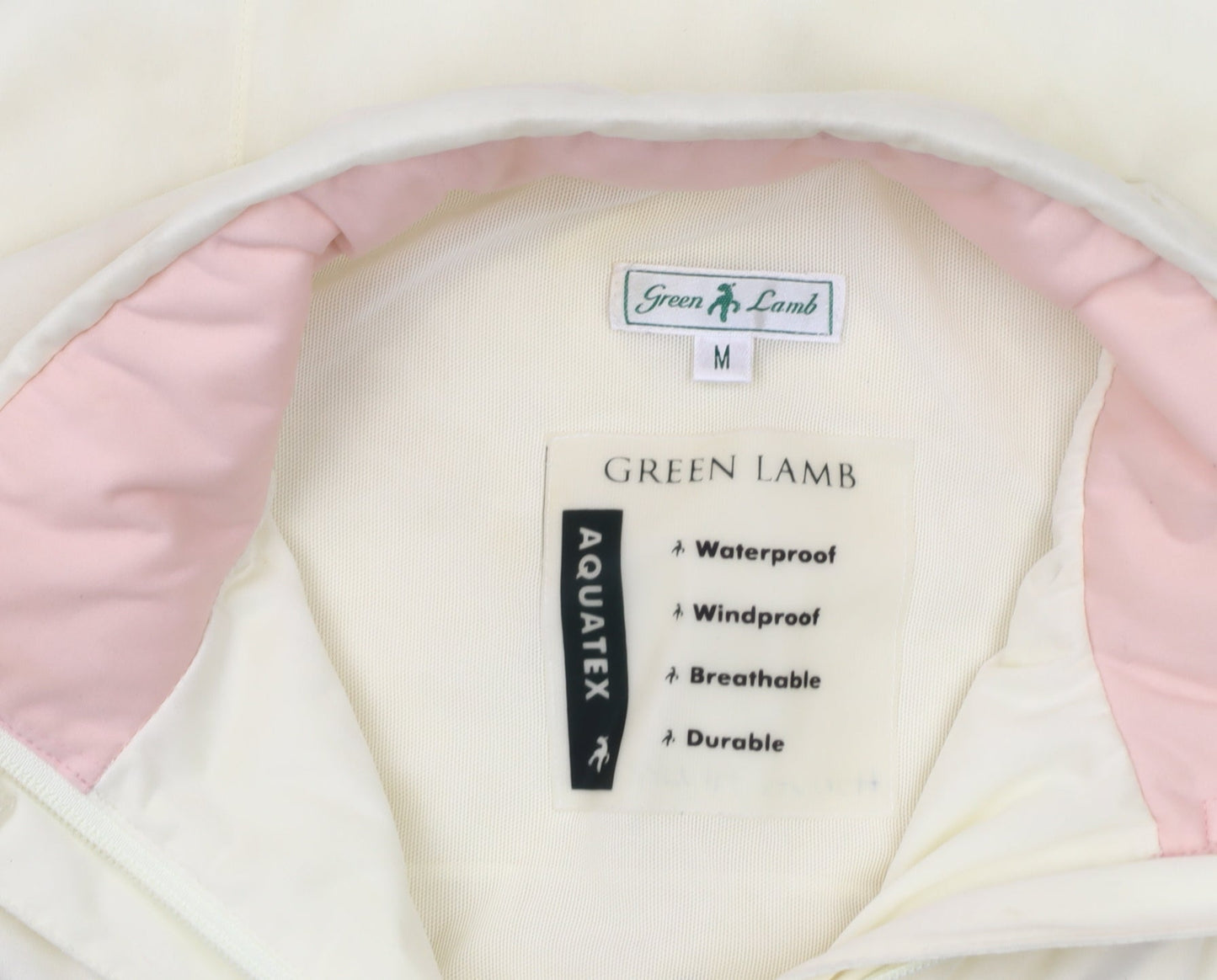 Green Lamb Women's Ivory Windbreaker Jacket M