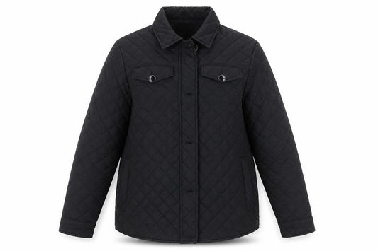 Brave Soul Women's Black Quilted Jacket Size 12