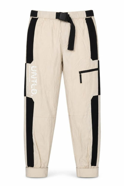 Topman Men Beige Cargo Trousers Size 28