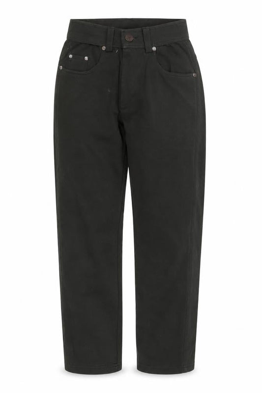 Levi's Women's Black Straight-Leg Trousers M