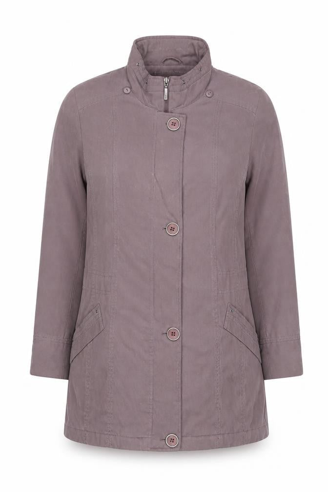 Bonmarché Women's Purple Long Coat - Size S, Casual