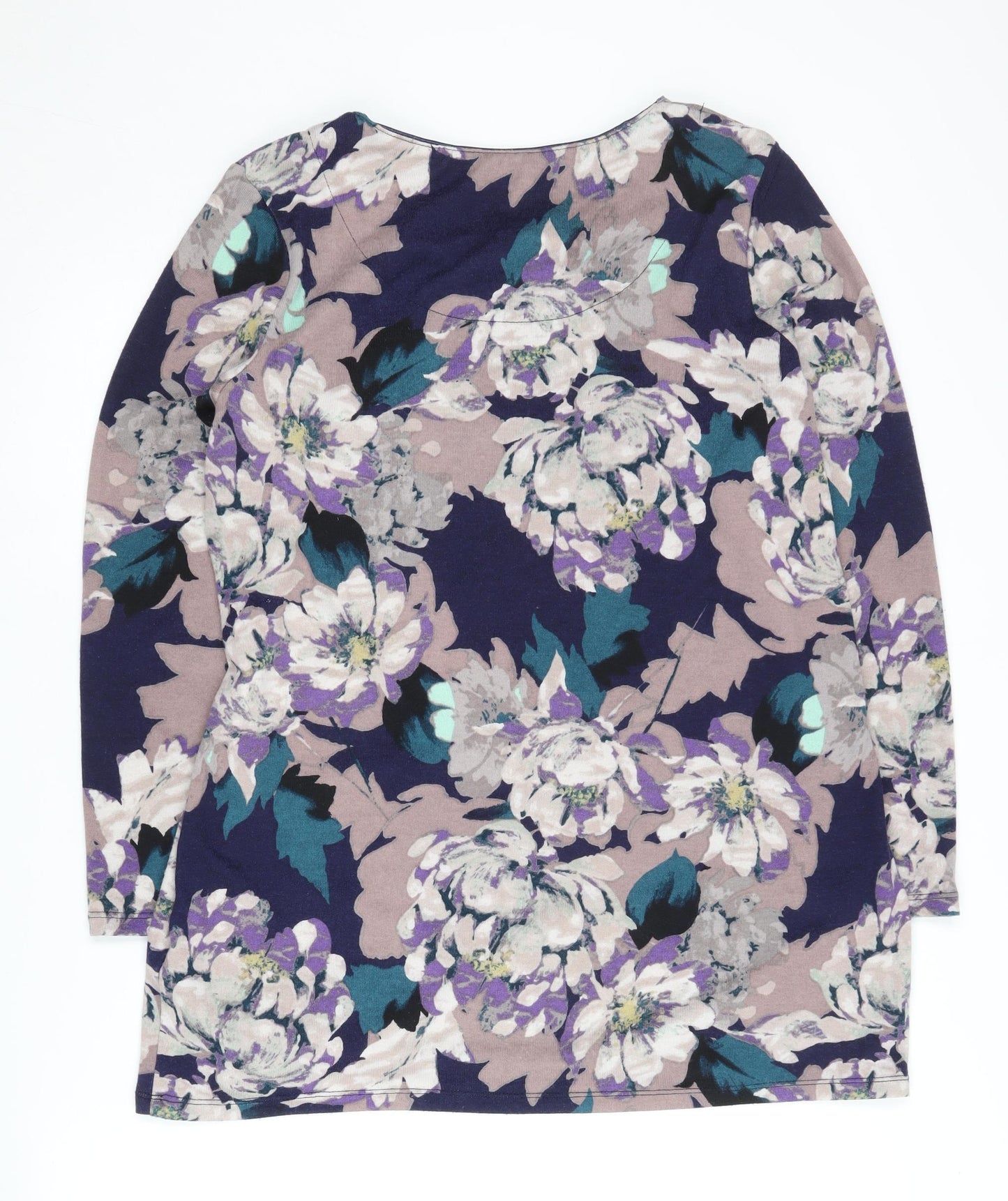 Marks and Spencer Women's Multicoloured Floral Pullover, Size 16