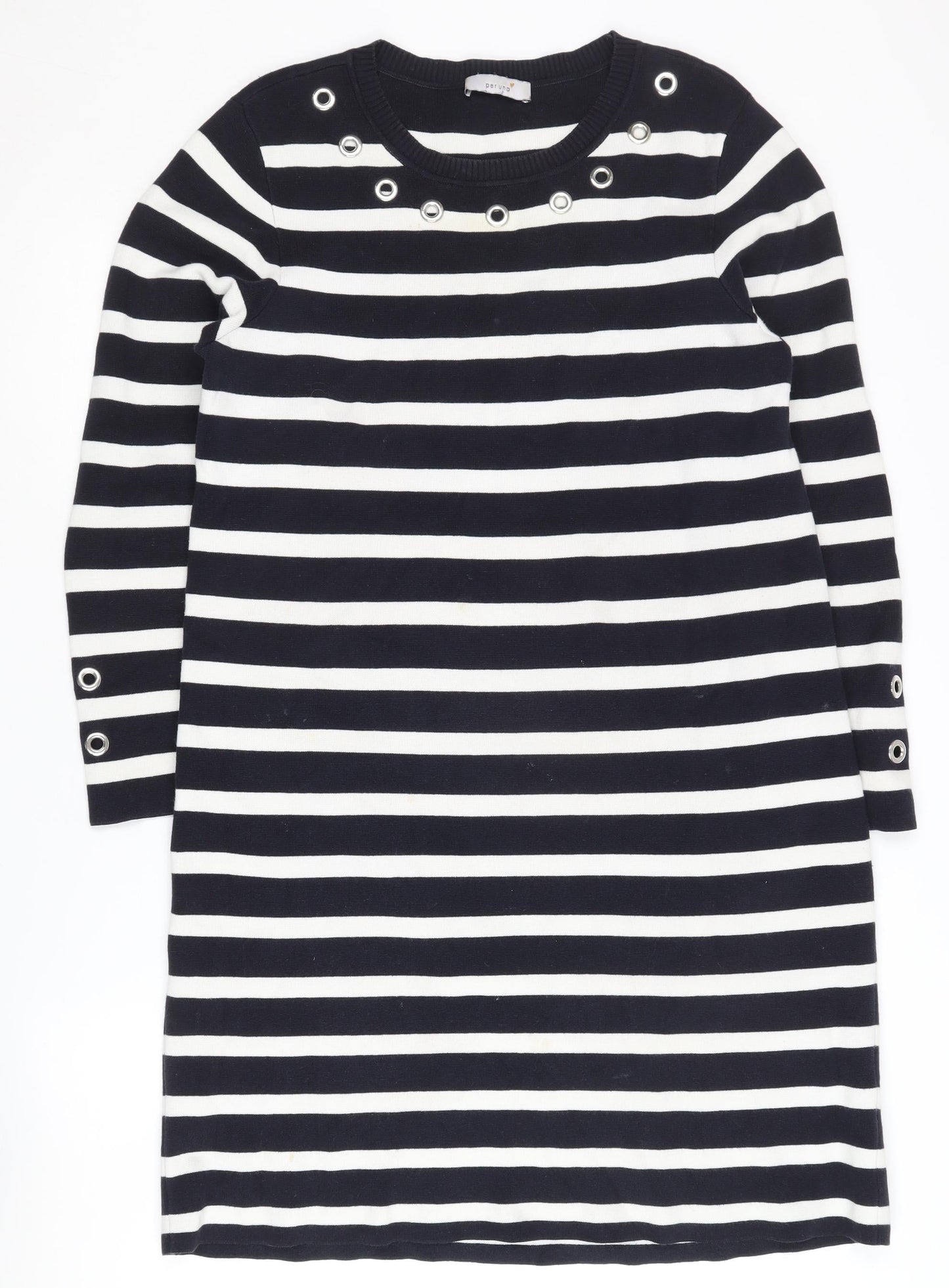 Marks and Spencer Women's Black Striped Shift Dress