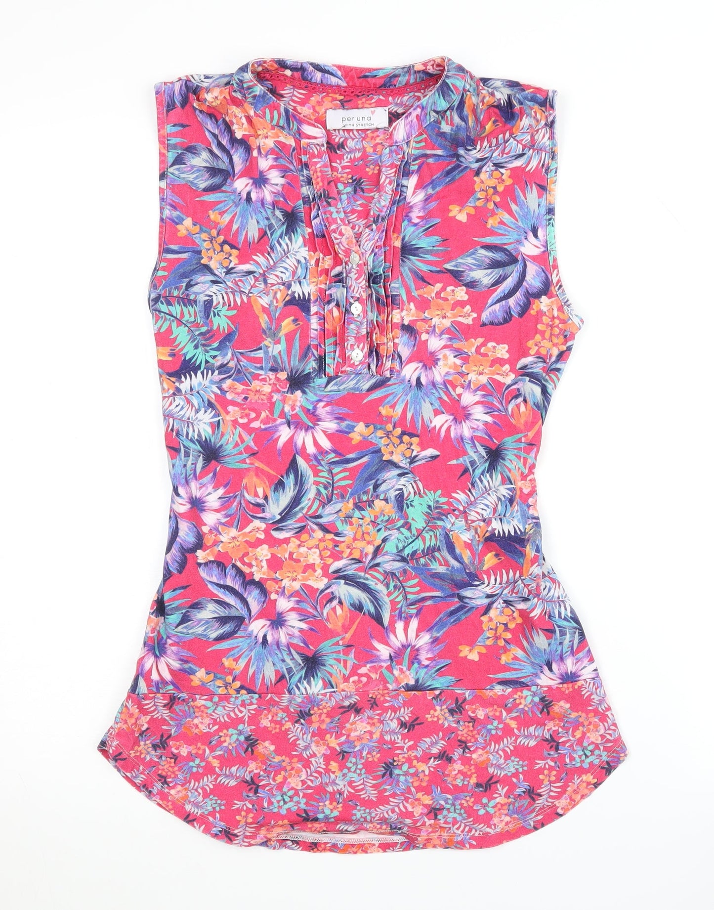 Marks and Spencer Floral Sleeveless Blouse Size 8