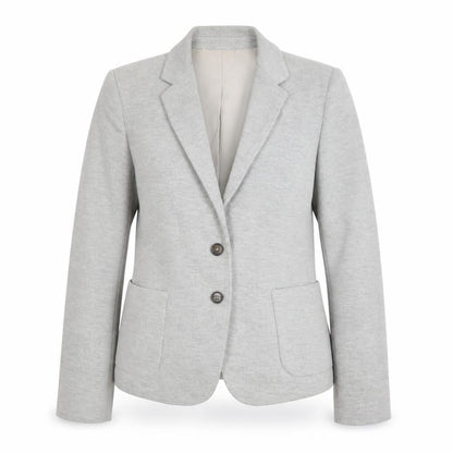 Tatuum Grey Women's Blazer Size 10 Notch Lapel Lined