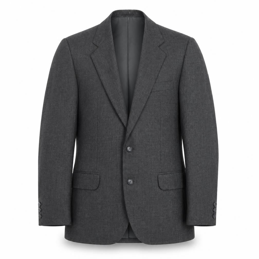 Saxon Hawk Men's Grey Blazer, 38R Classic Style