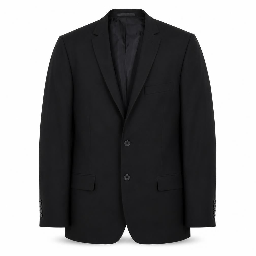 Jacamo Men's Black Polyester Blazer 42L Formal