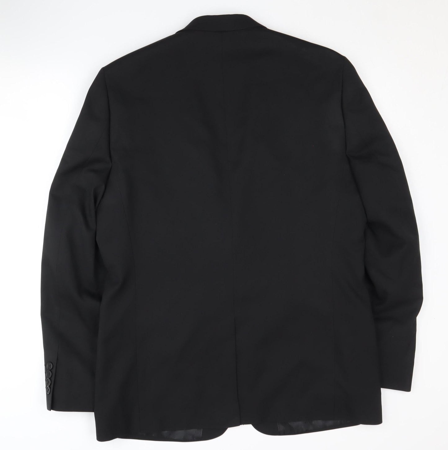 Jacamo Men's Black Polyester Blazer 42L Formal