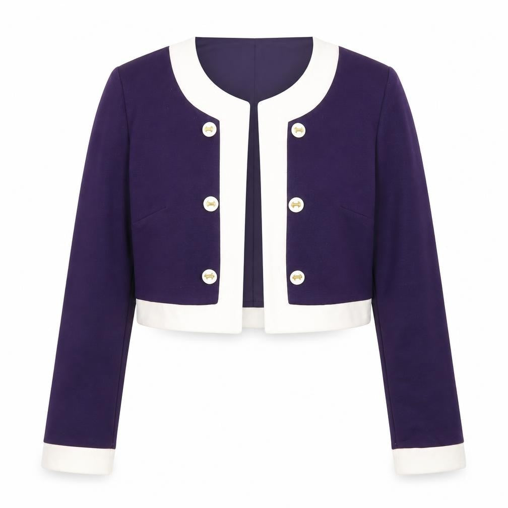 Glitz Women's Purple Suit Jacket Size 12