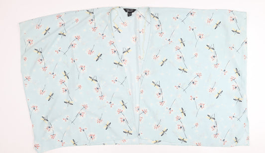 New Look Women’s Multicoloured Cape - L, Floral Design