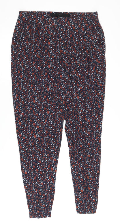 Next Women's Multicoloured Floral Leggings Size 12