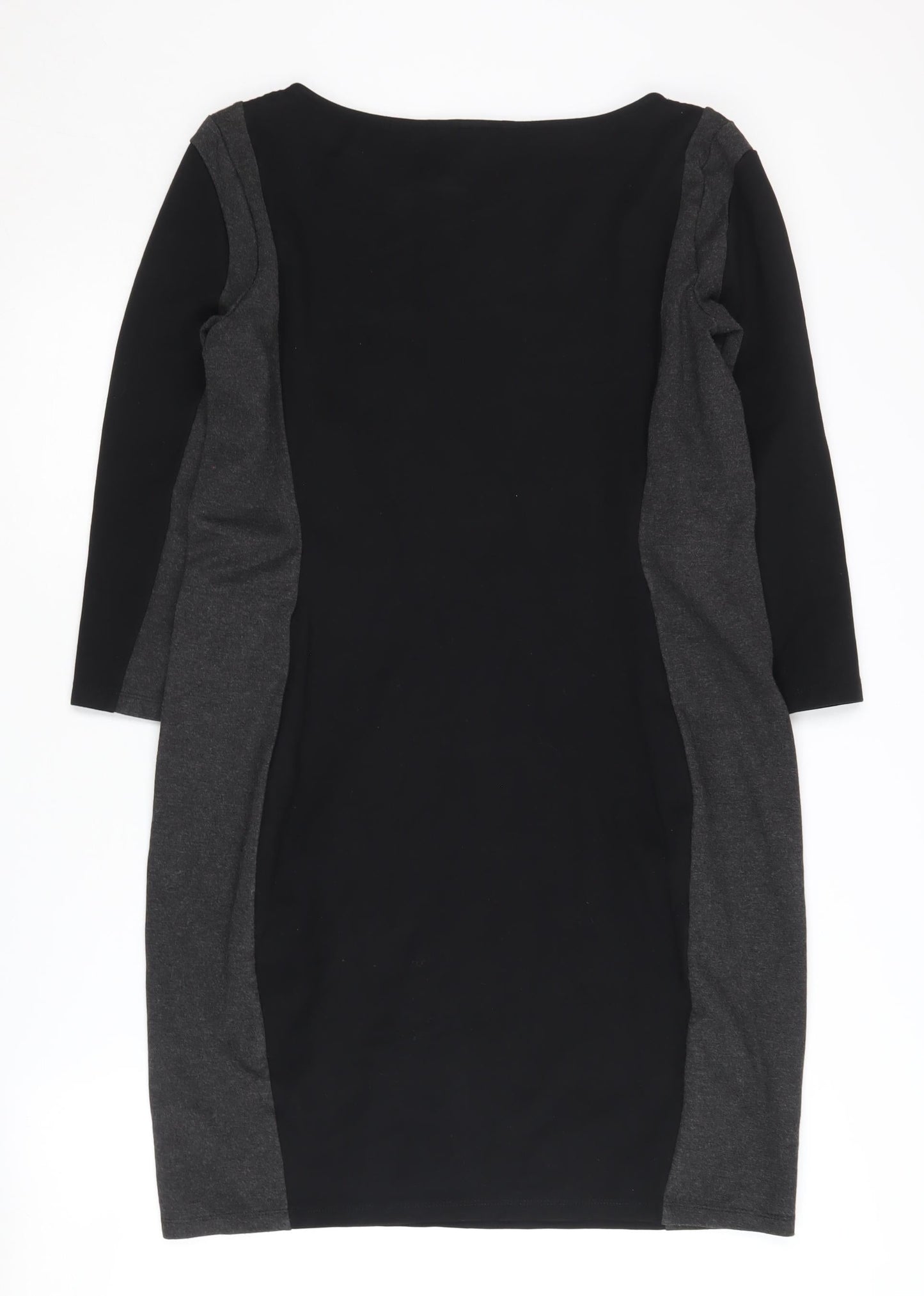 H&M Women's Black Sheath Dress Size 12
