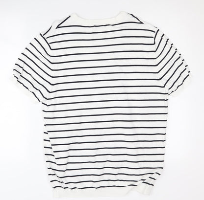 Zara Women's Striped Pullover Jumper Size 14