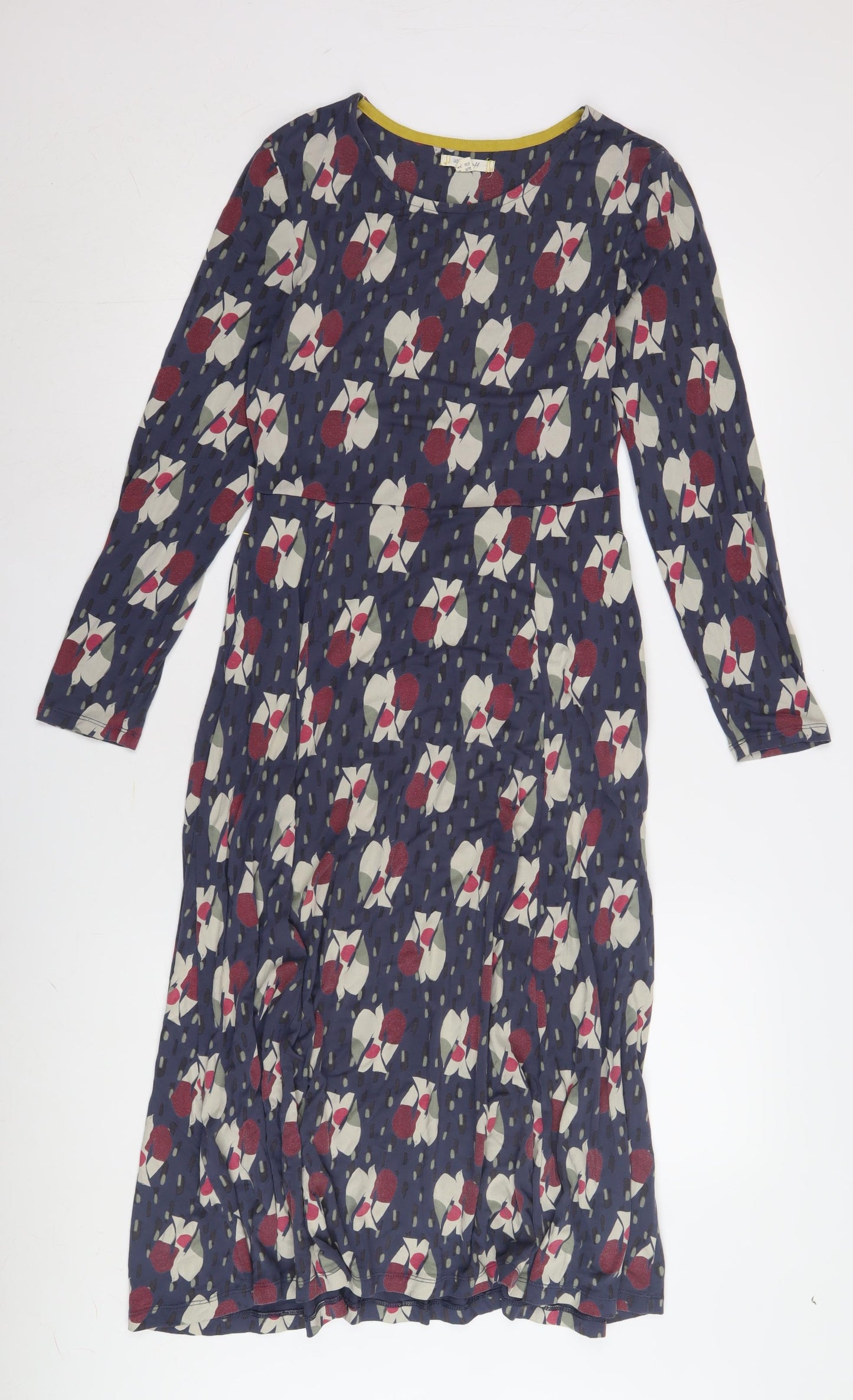White Stuff Women's Multicoloured Floral Shift Dress - Size 8