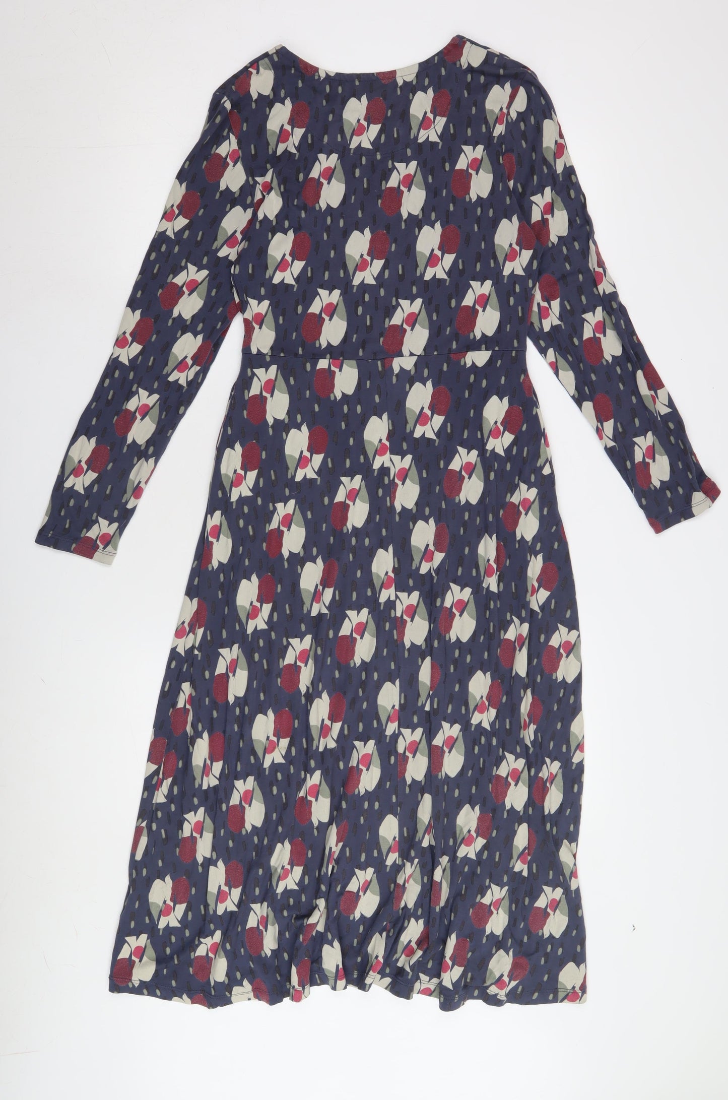 White Stuff Women's Multicoloured Floral Shift Dress - Size 8