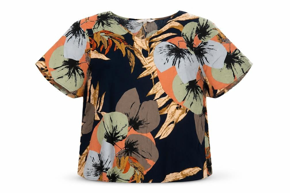 Apricot Women's Multicoloured Floral Blouse, Size 10, V-Neck