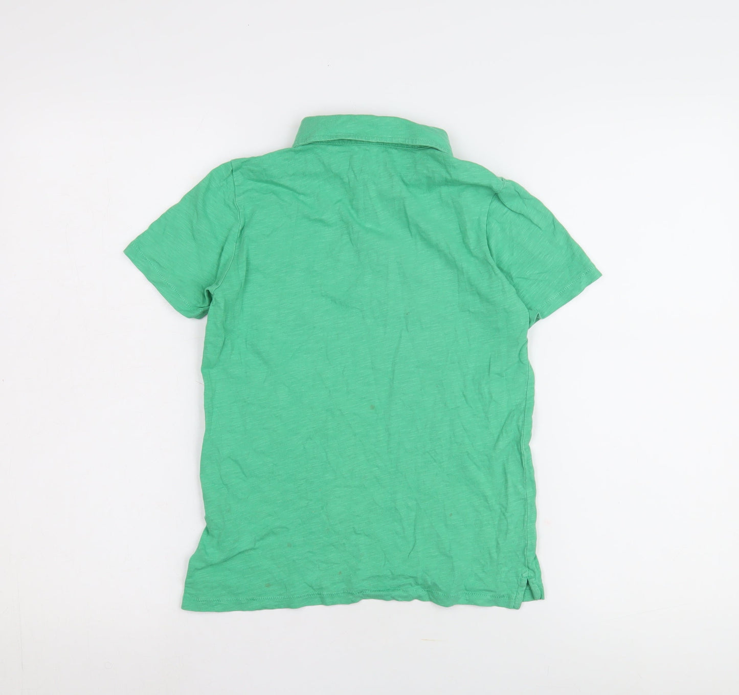 Mini Boden Boys Green Polo Shirt 9-10 Years