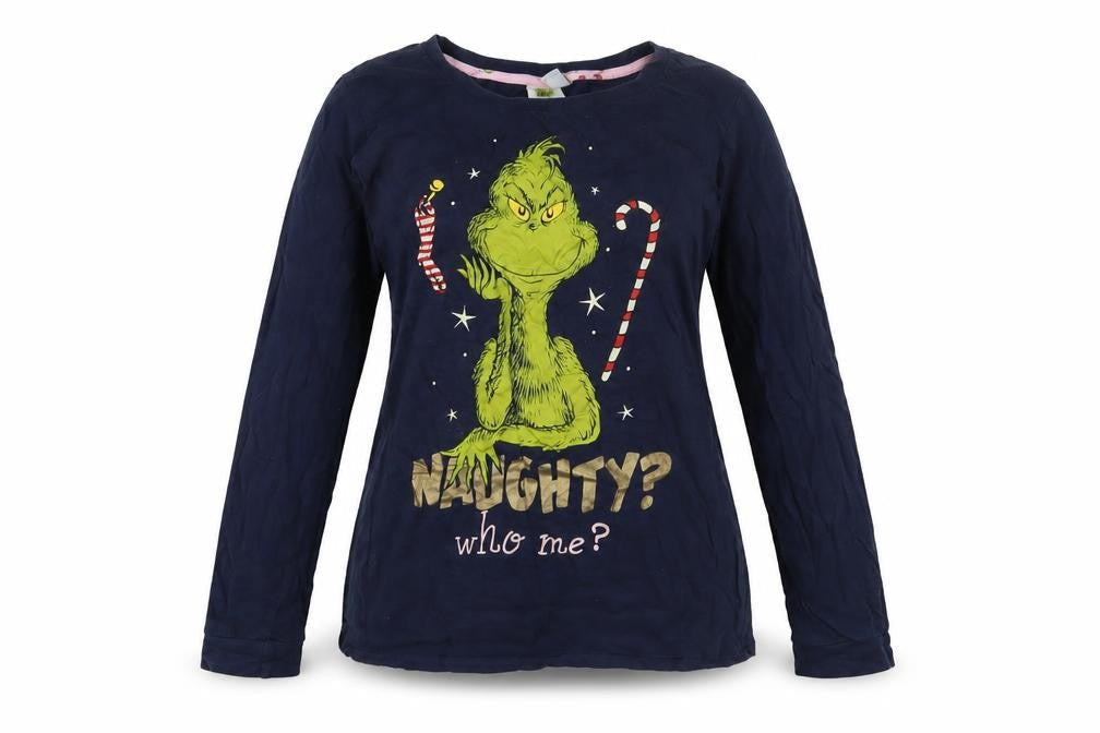 The Grinch Graphic T-Shirt, Blue, Size 8, Teens