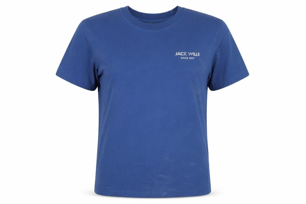 Jack Wills Women's Blue T-Shirt UK Size 10 Casual Wear