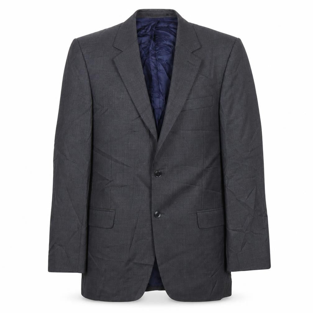 John Lewis Men's Grey Wool Blazer Size 42L Formal