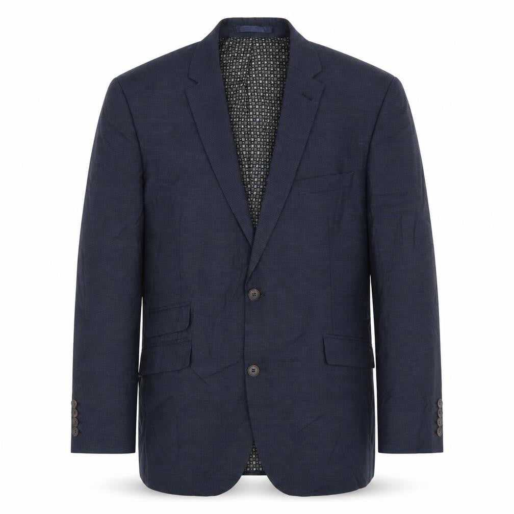 Racing Green Men's Blue Blazer Size 44 Regular Fit